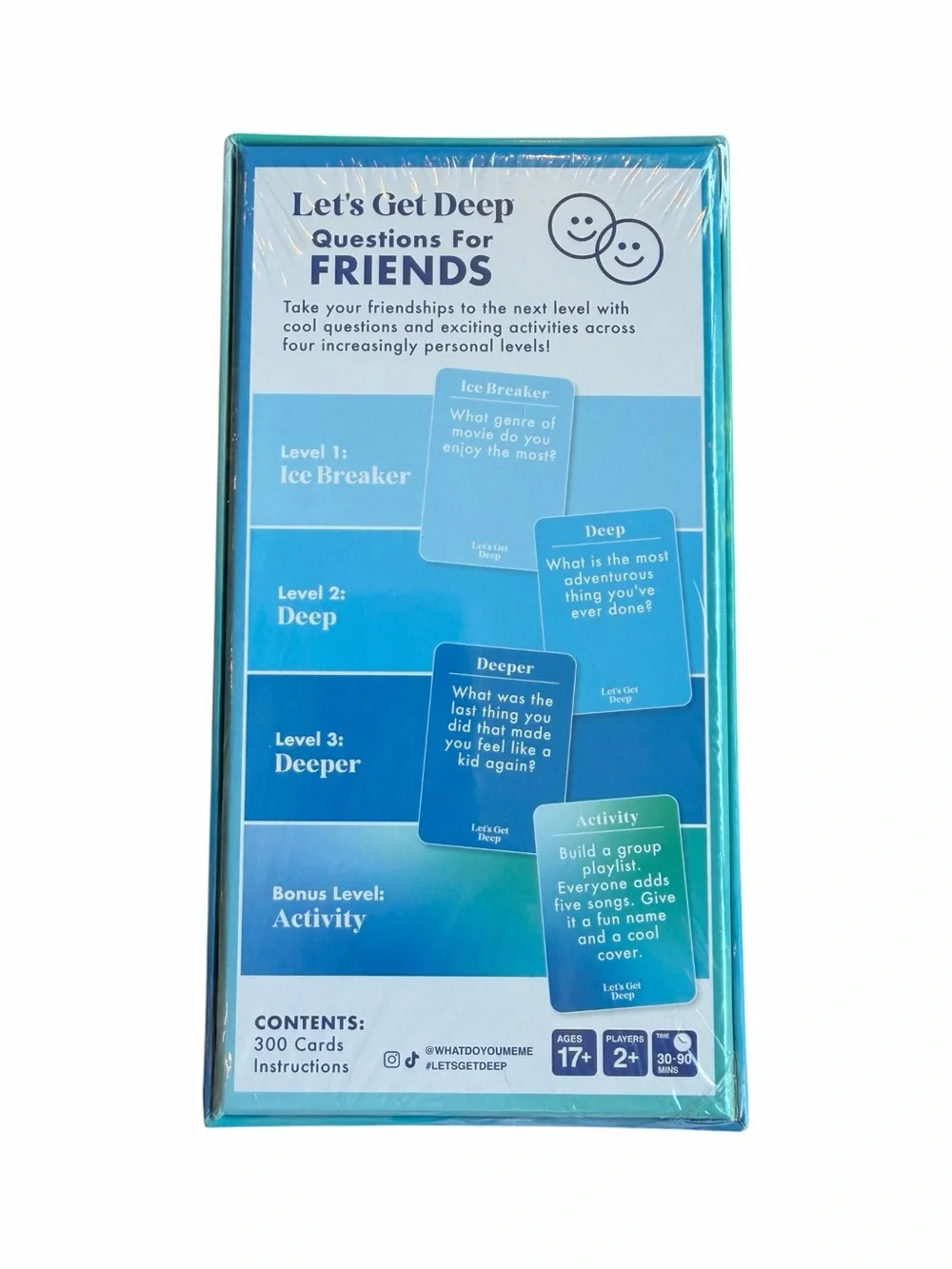 Let's Get Deep Questions For Friends Card Game NWT - Picture 3 of 6